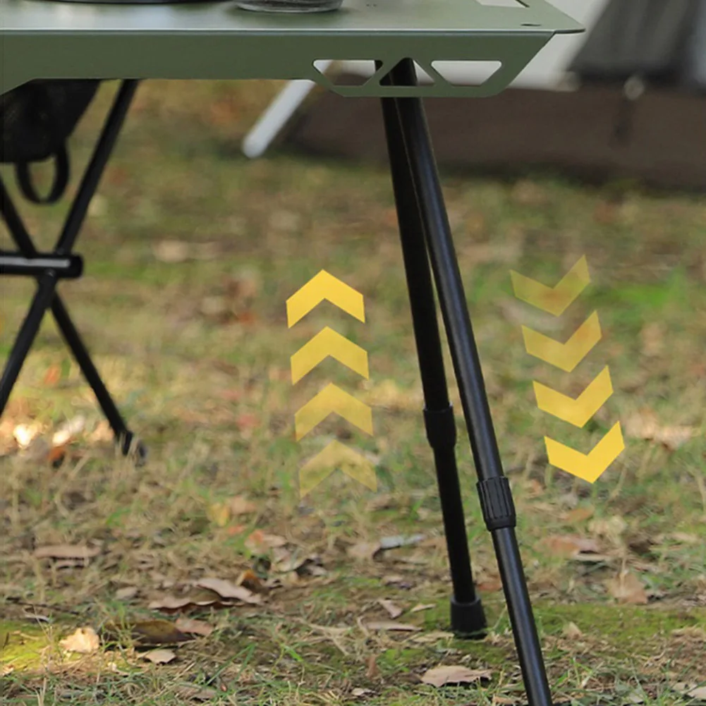 Outdoor Furniture Diy - Katlanır Kamp Masası Ayakları, Ayarlanabilir Yükseklik,