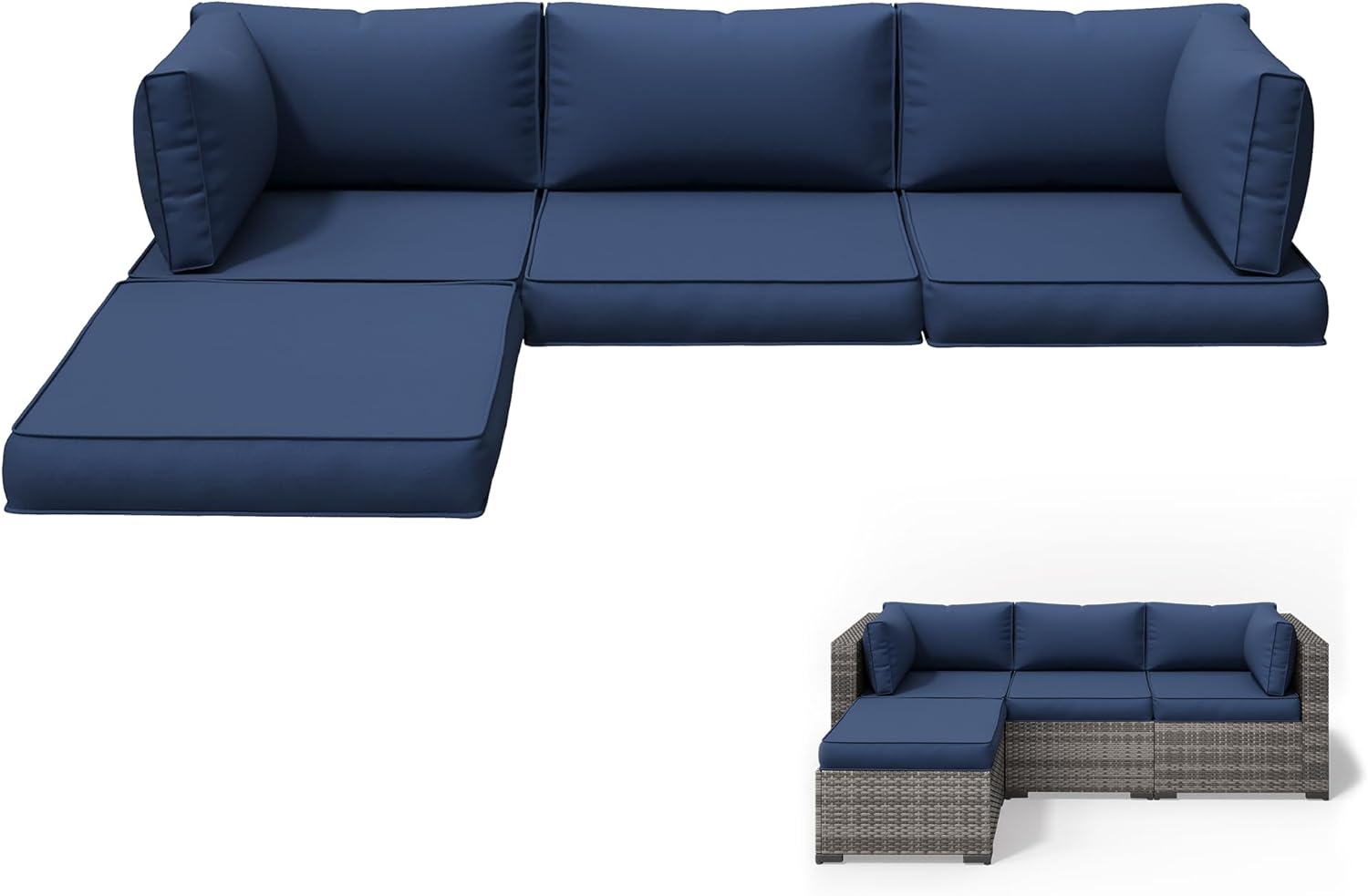 Outdoor Furniture Replacement Fabric - Dış Mekan Veranda Bölmeli Mobilya Yedek