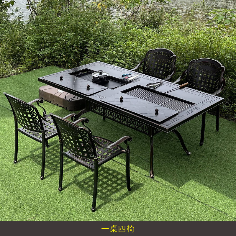 Outdoor Furniture Wood - Teras bahçe balkonu açık avlu dinlenme