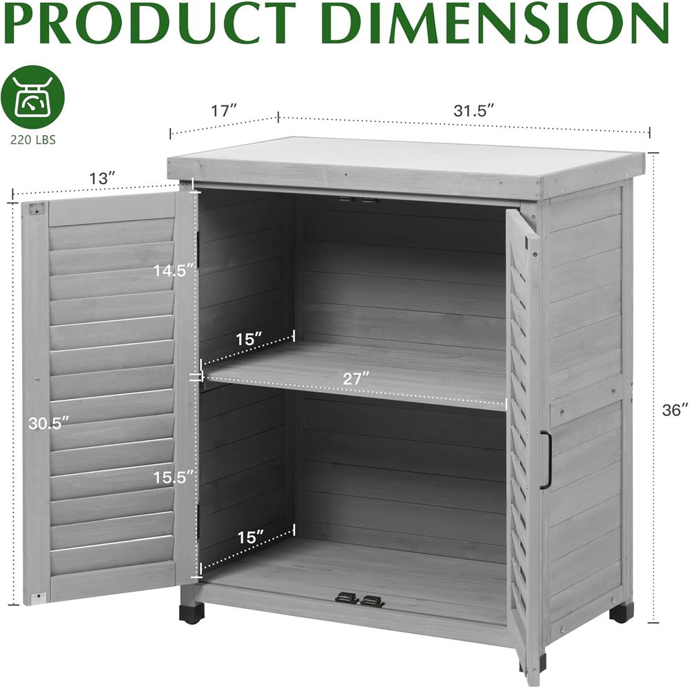Dış Mekan Depolama Dolabı ve S - Outdoor Furniture Wood incelemesi ve fiyatı
