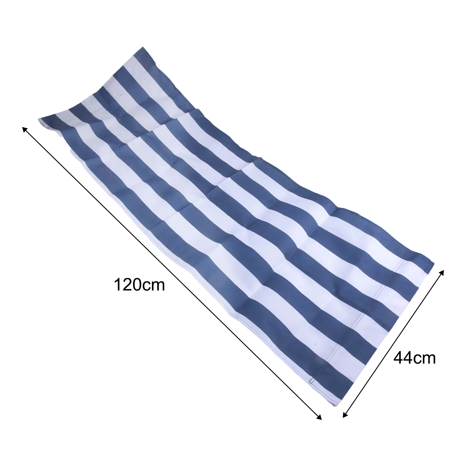 120x45cm Beyaz Mavi Çizgili Po - Outdoor Furniture Replacement Fabric incelemesi ve fiyatı