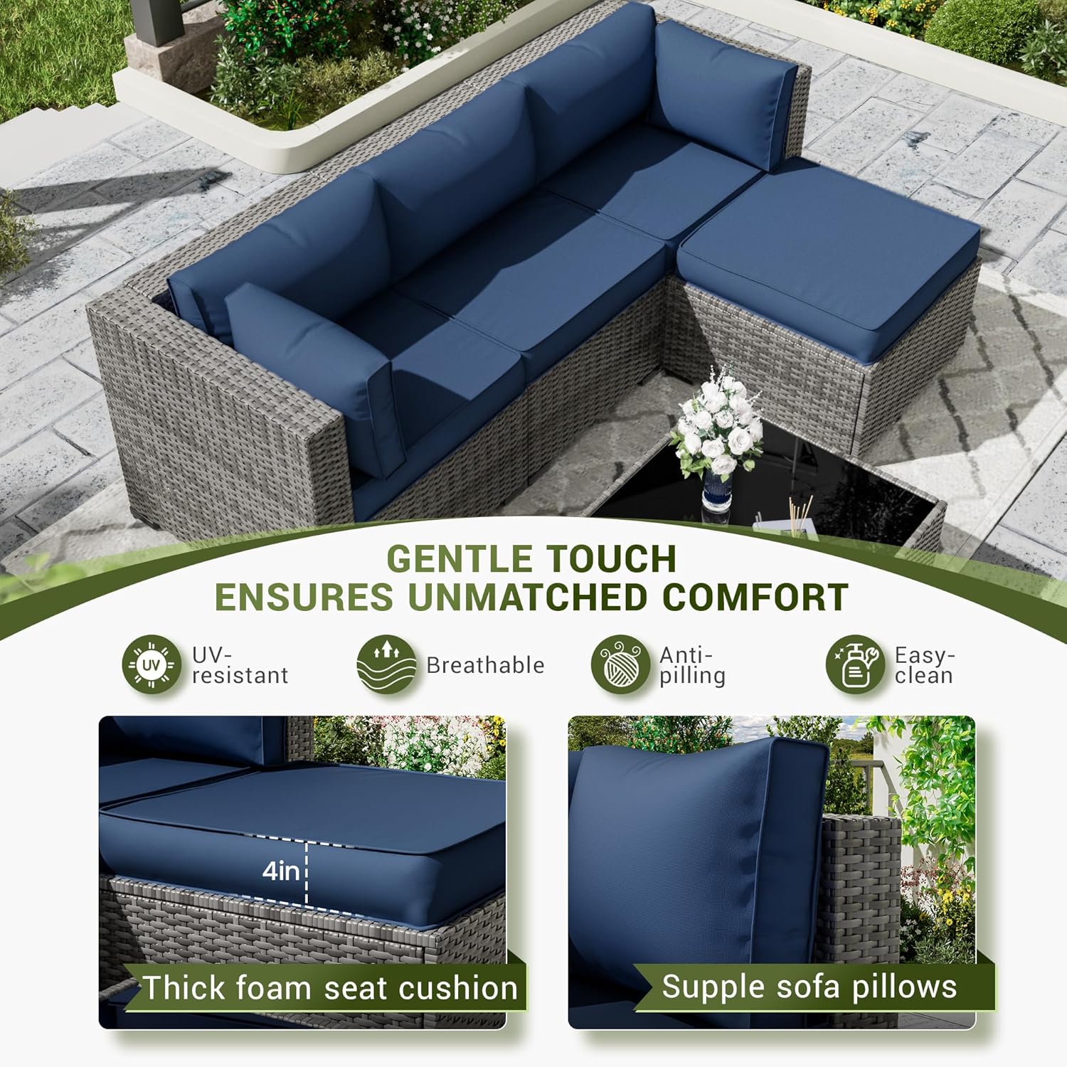 Dış Mekan Veranda Bölmeli Mobi - Outdoor Furniture Replacement Fabric incelemesi ve fiyatı