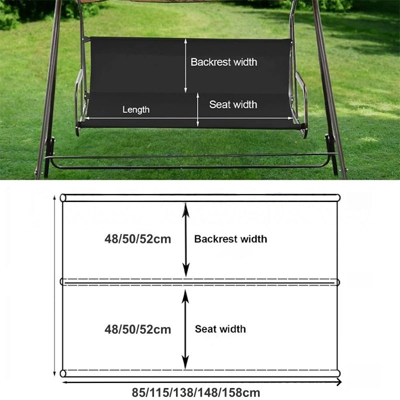 Su geçirmez bahçe salıncağı ko - Outdoor Furniture Replacement Fabric incelemesi ve fiyatı