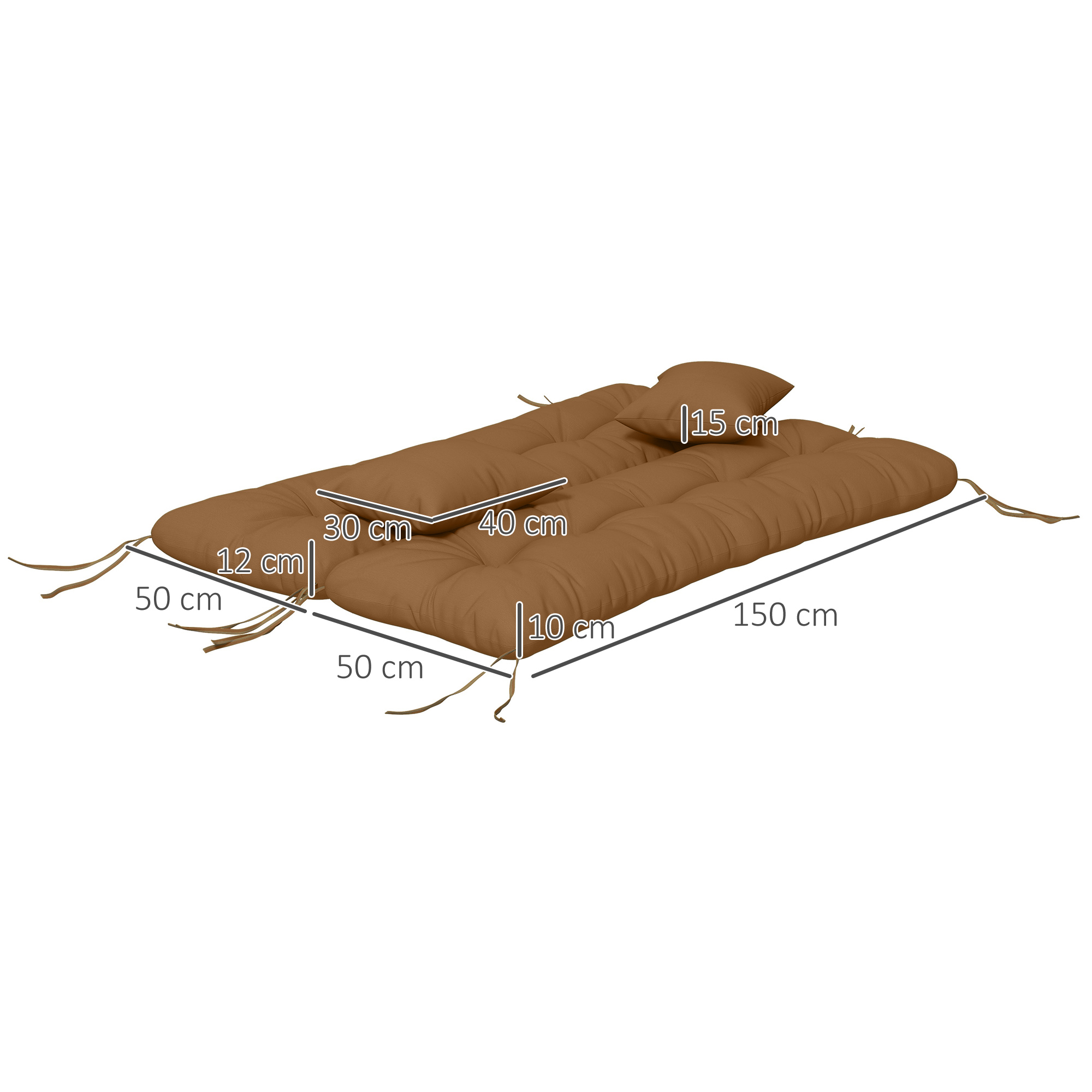 59 inç Tufted Bank Minderleri  - Outdoor Furniture Replacement Fabric incelemesi ve fiyatı